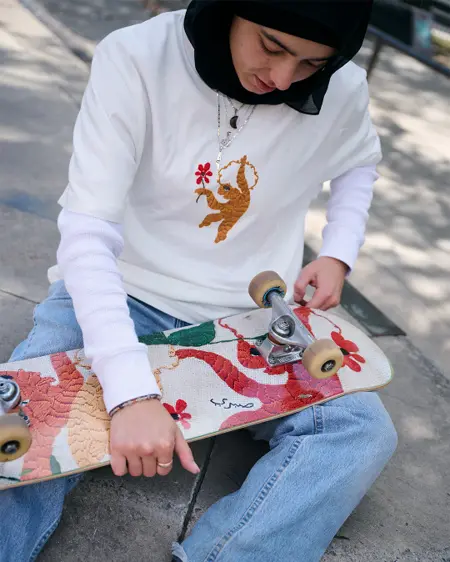 Sabri Sundos x SkatePal 'Dancer' Tee hover image